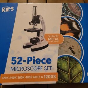 Kids Microscope Set - Black and White